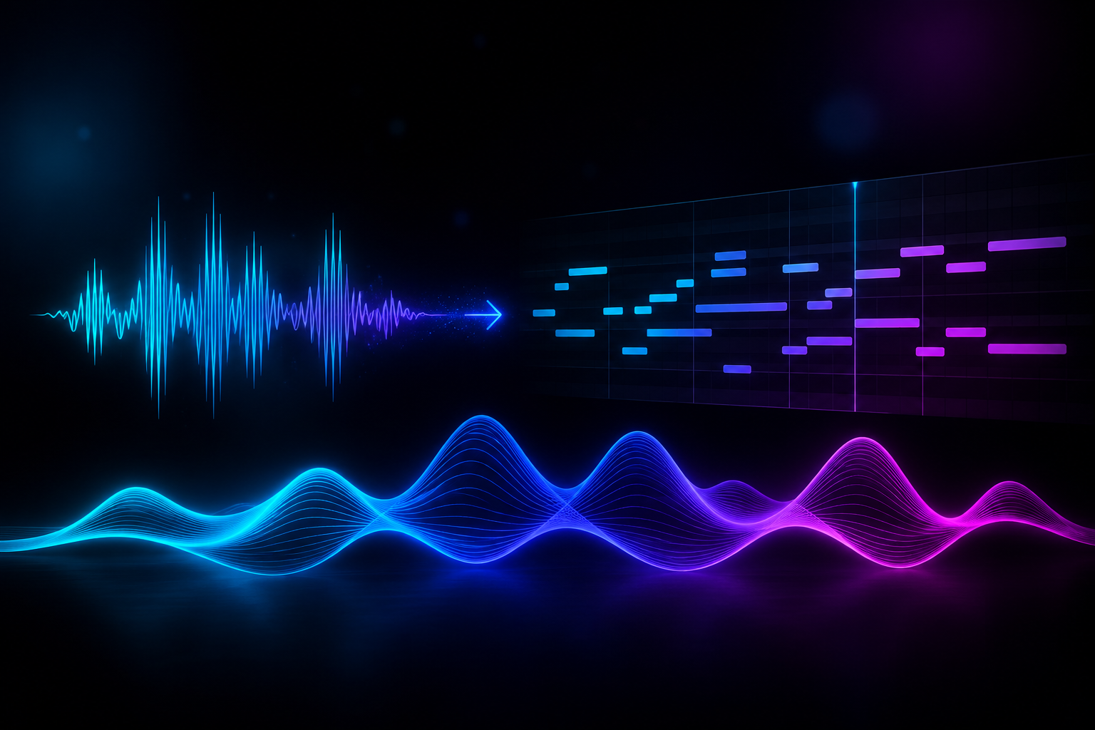 Mureka AI review showing MIDI export into a DAW alongside generated audio output